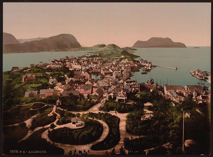 General view, Åalesund, Norway