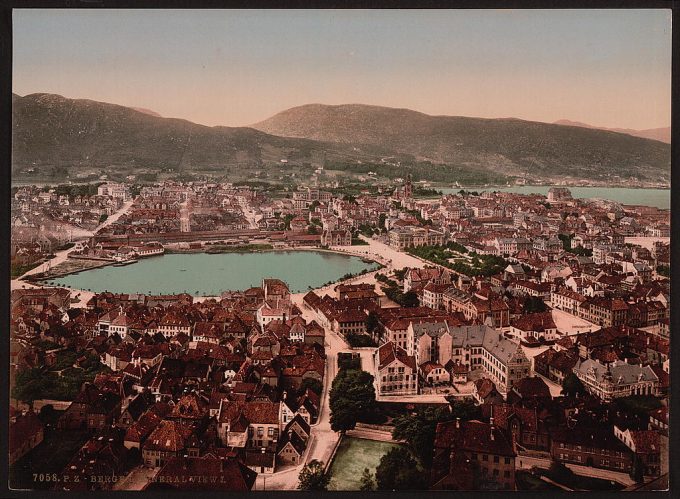 Panoramic view, I, Bergen, Norway