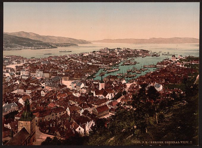 Panoramic view, II, Bergen, Norway