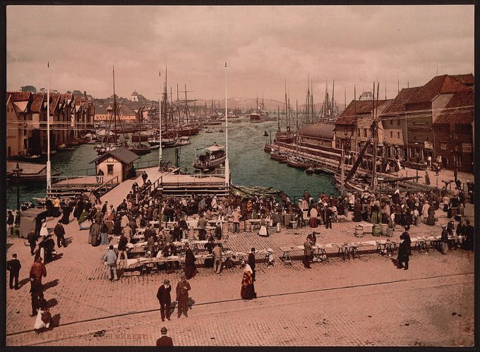 Fish market, Bergen, Norway