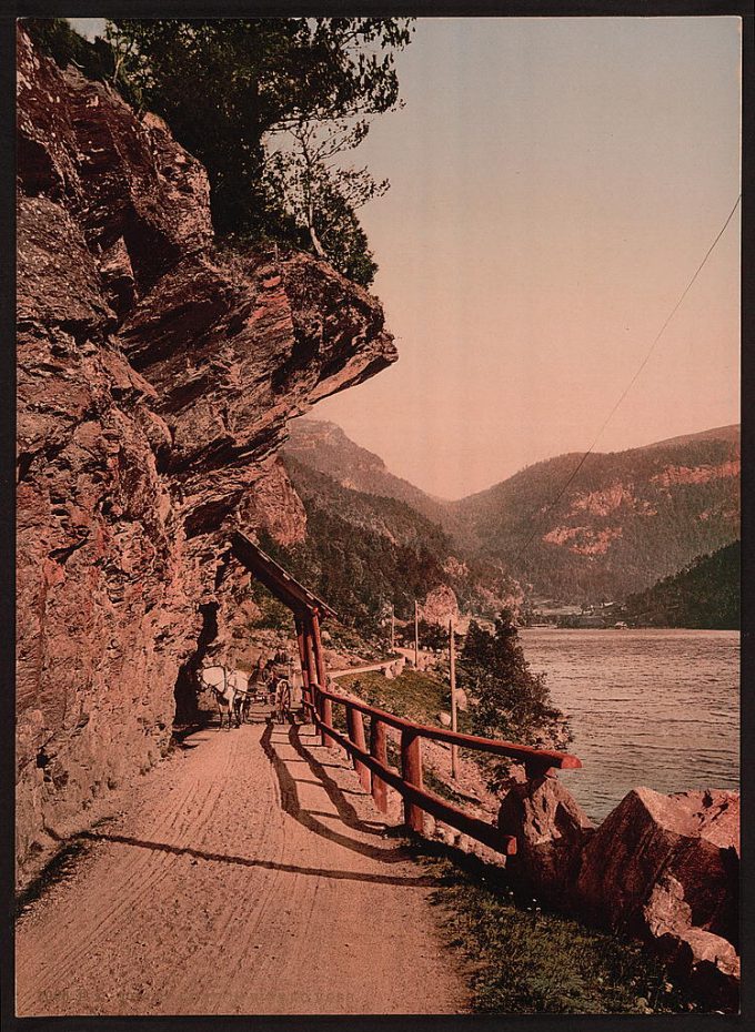 The road from Eide to Voss, Hardanger Fjord, Norway