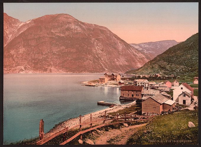 Vik in Eidfjord, Hardanger Fjord, Norway