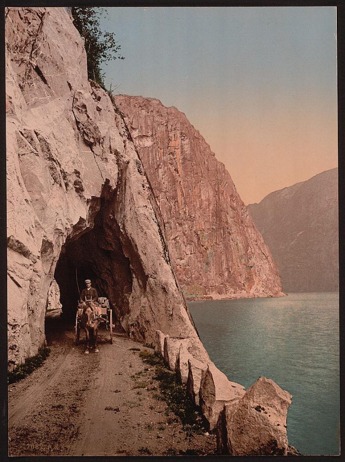 Road to Vorinfos, Hardanger Fjord, Norway