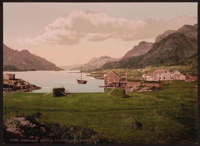 Raftsund from Digermulen, Lofoten, Norway