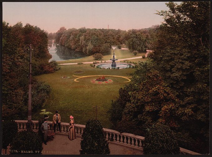 View in the Kungsparken, Malmo, Sweden