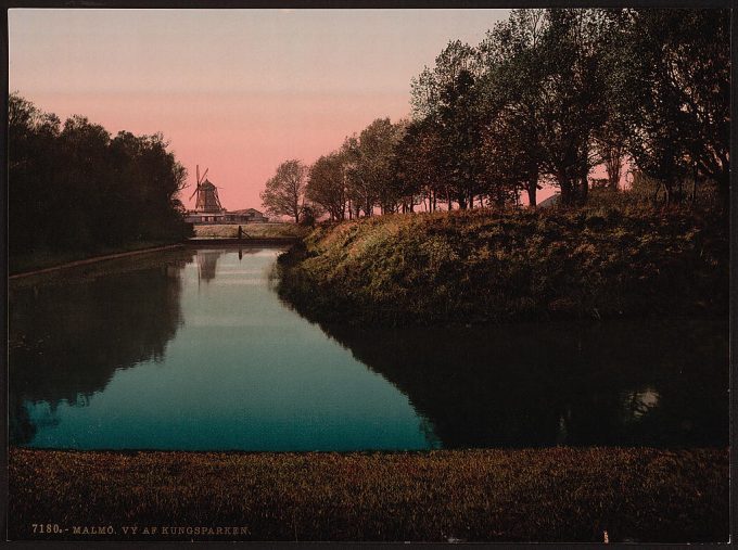 View in the Kungsparken, Malmo, Sweden