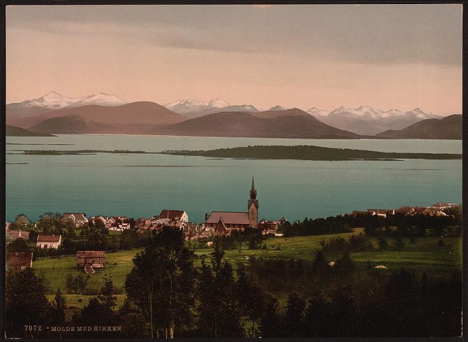With churches, Molde, Norway