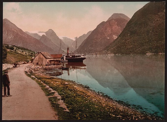 Mundal, Fjaerland, Sognefjord, Norway