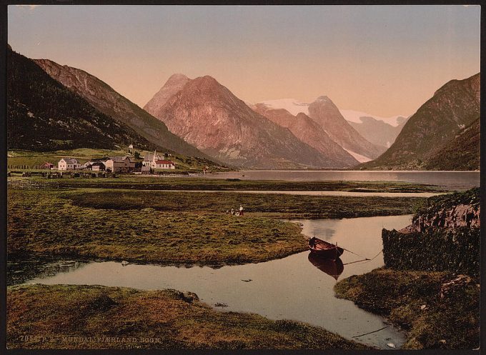 Mundal, Fjaerland, Sognefjord, Norway