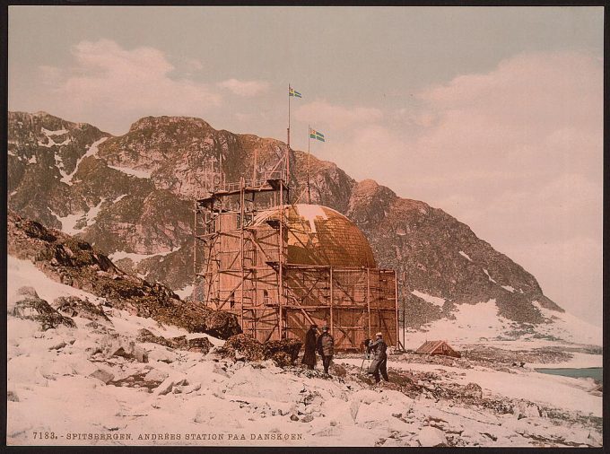 Andree's Station at Danskoen, Spitzbergen, Norway