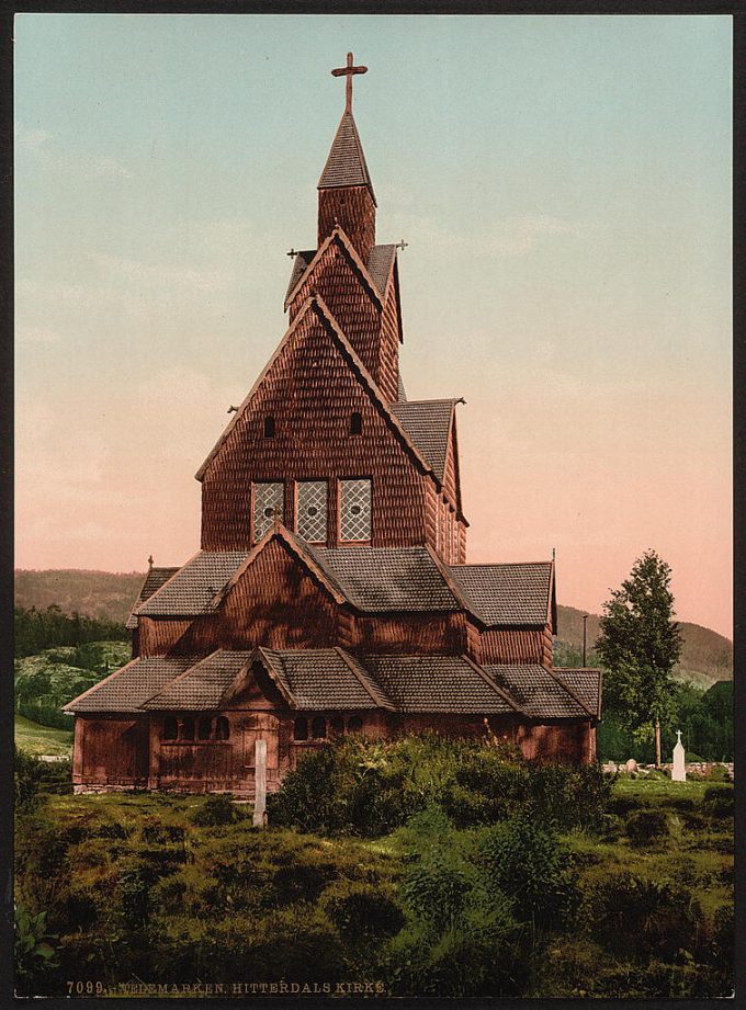 Hitterdals Church, Telemarken (i.e, Telemark), Norway