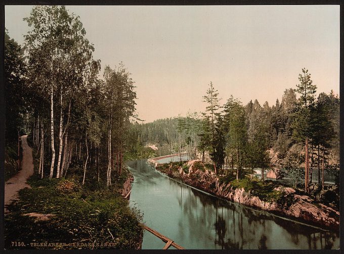 Bandak's Canal, Telemarken (i.e, Telemark), Norway