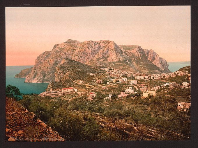 Mount Solaro, Capri, Island of, Italy