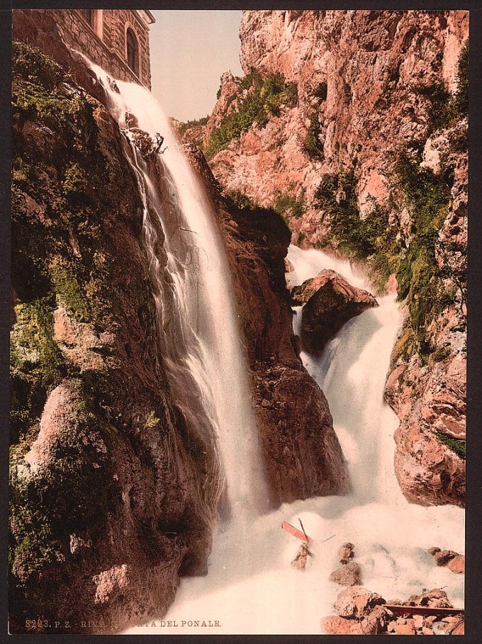 Ponale Waterfall, Garda, Lake of, Italy