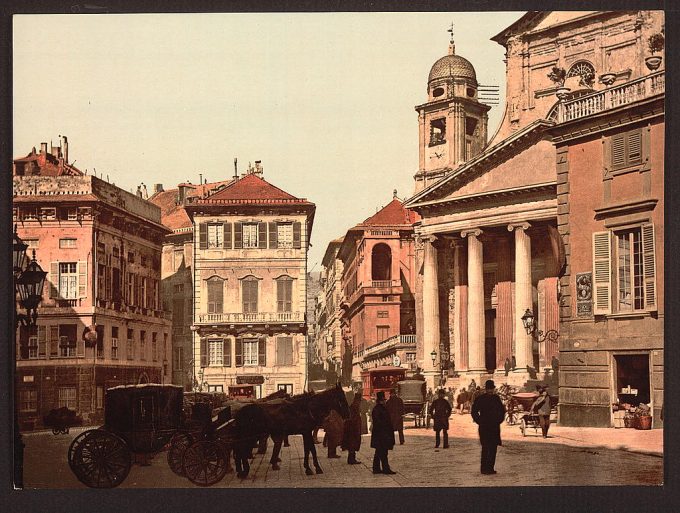 Piazzi del Annunziata, Genoa, Italy