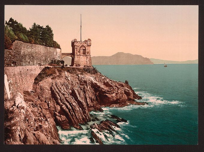 The tower, Nervi, Genoa, Italy