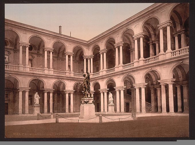 The Court of Brera, Milan, Italy