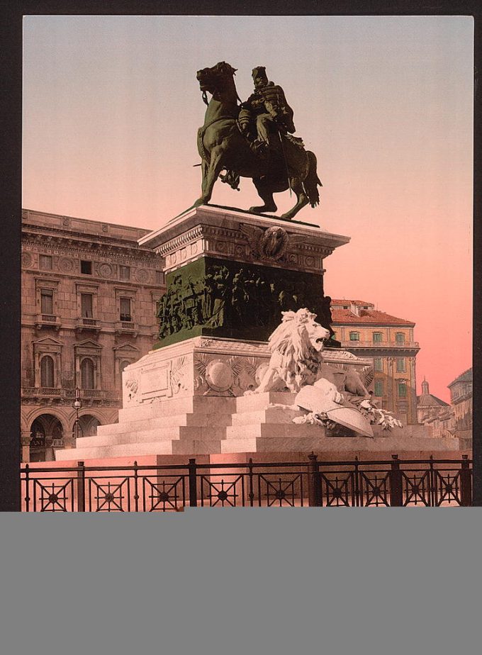 Monument to Victor Emmanuel, Milan, Italy