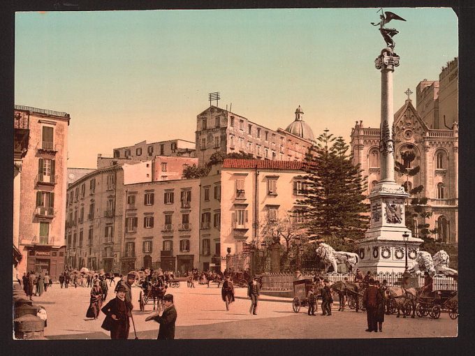 Piazza of Martiri, Naples, Italy