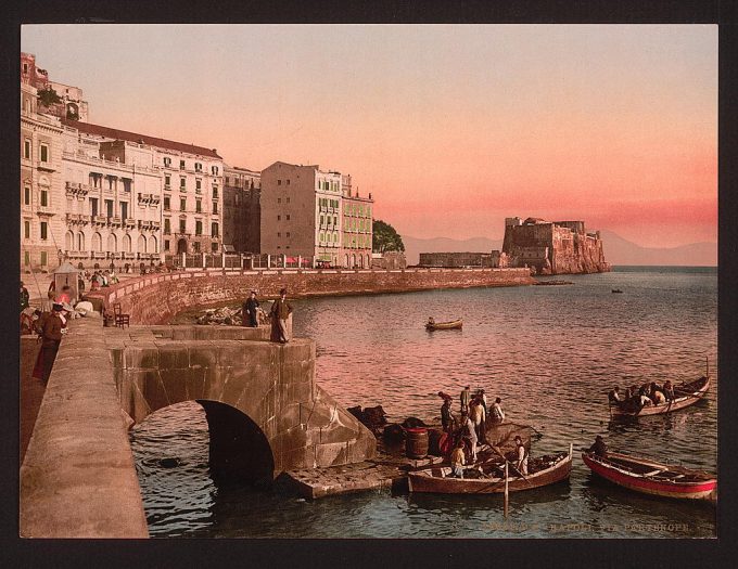 Partenope Street, Naples, Italy