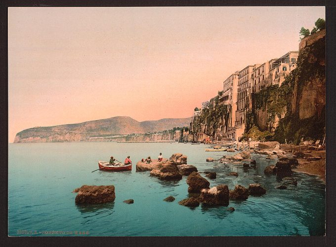 Sorrento by the sea, Naples, Italy