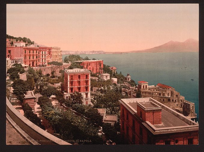 Il Posilippo and waterfront, Naples, Italy