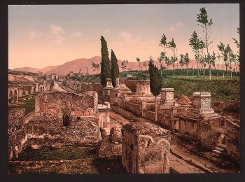 Street of the Tombs, Pompeii, Italy