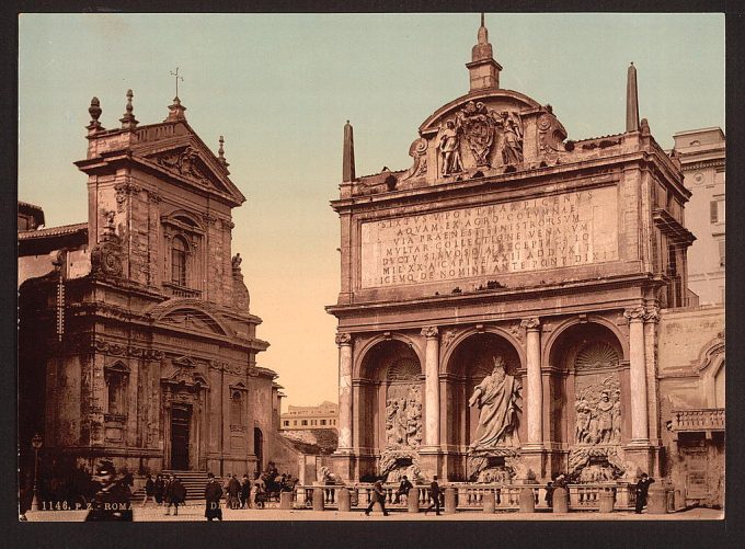 Fountain "Acqua Felice", Rome, Italy