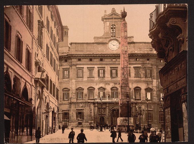 Piazza di Monte Citorio, Rome, Italy