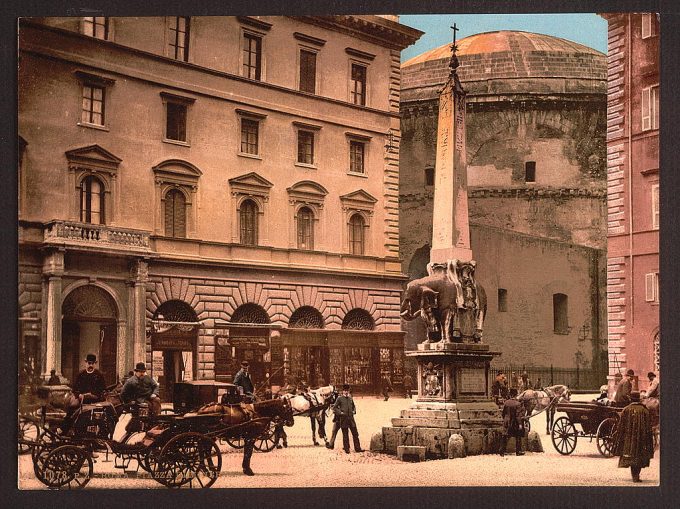 Piazza di Minerva, Rome, Italy