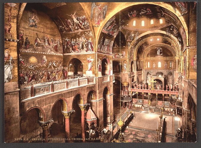 Interior of St. Mark's, Venice, Italy