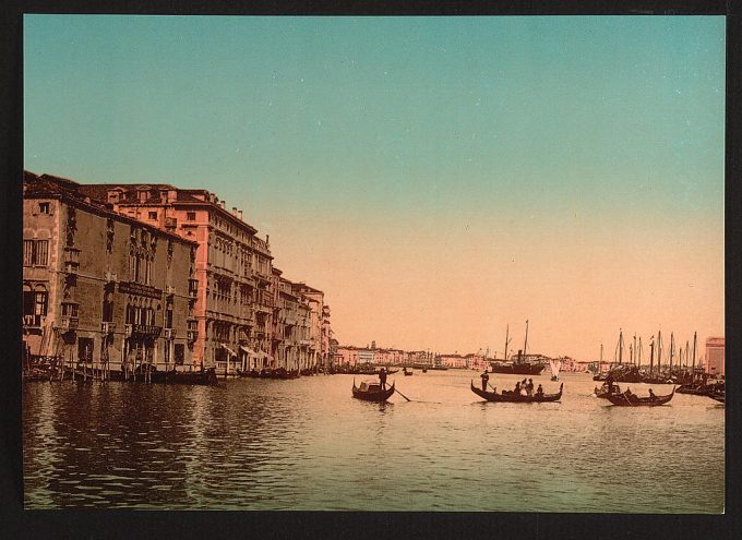 Entrance to Grand Canal, Venice, Italy