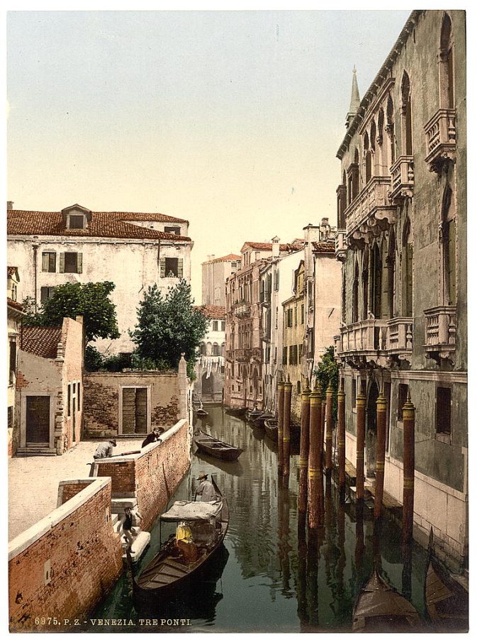 Three Bridges, Venice, Italy