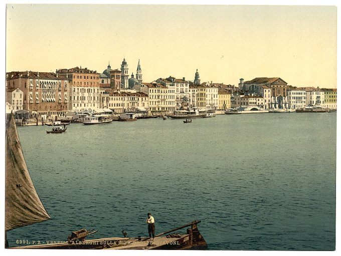 Hotels on the Schiavoni, Venice, Italy
