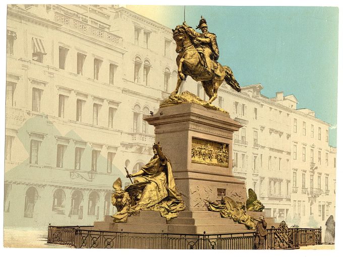 Equestrian monument, Victor Emmanuel II, Venice, Italy