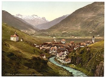 The Ursern Valley, Andermatt, Switzerland