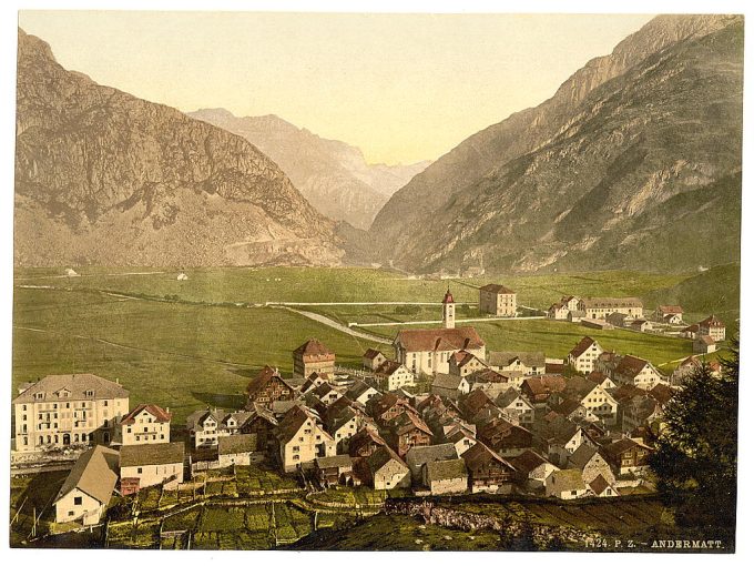 General view, Andermatt, Switzerland