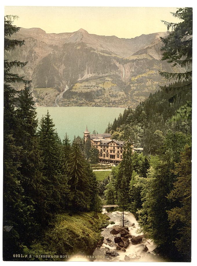 Brienz Lake, Hotel Giessbach, Bernese Oberland, Switzerland