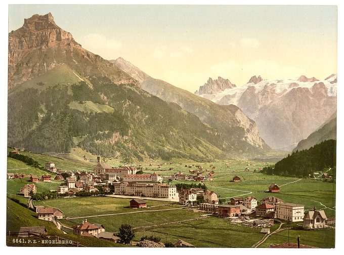 Engelberg Valley, general view, Bernese Oberland, Switzerland