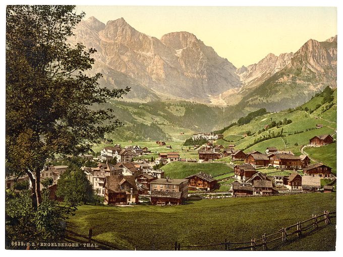 Engelberg Valley and Juchlipass, Bernese Oberland, Switzerland