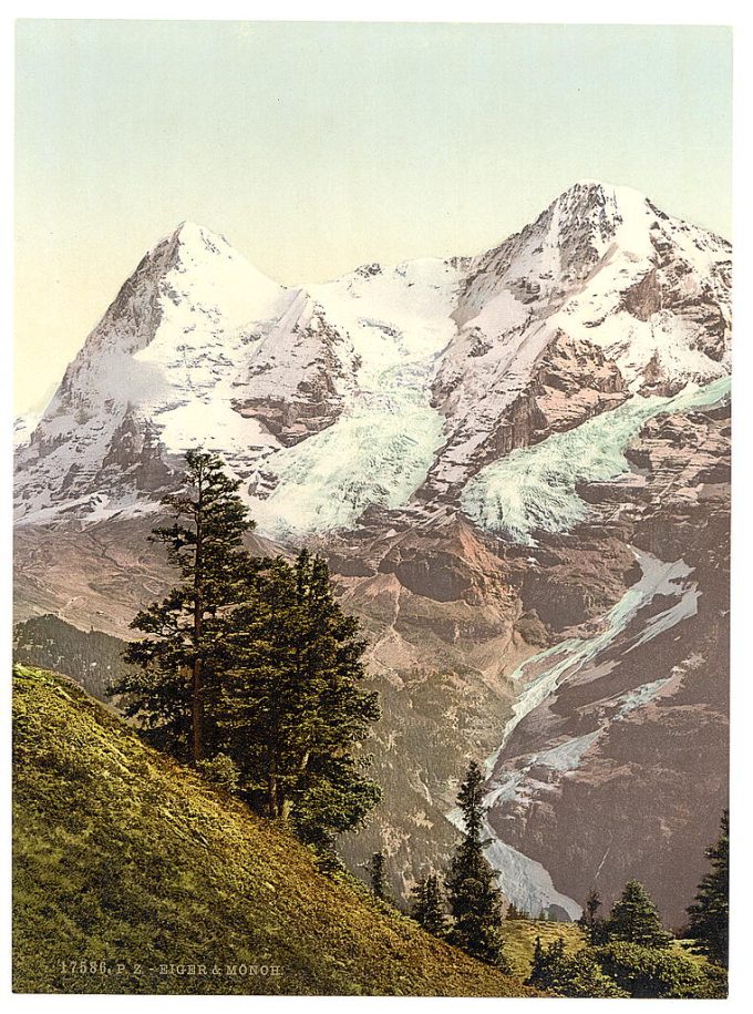 Eiger and Monch, Bernese Oberland, Switzerland