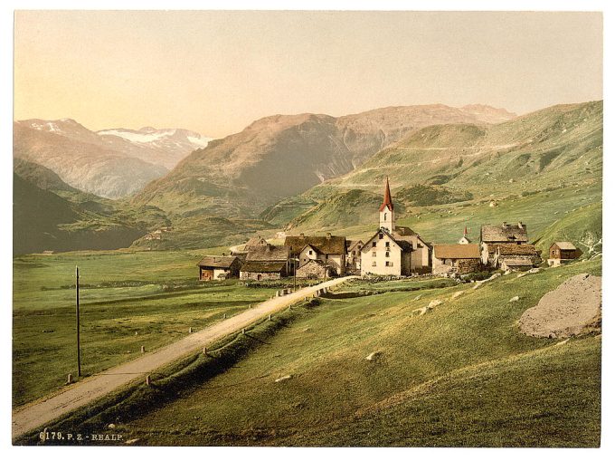 Furka Pass, Realp, general view, Bernese Oberland, Switzerland