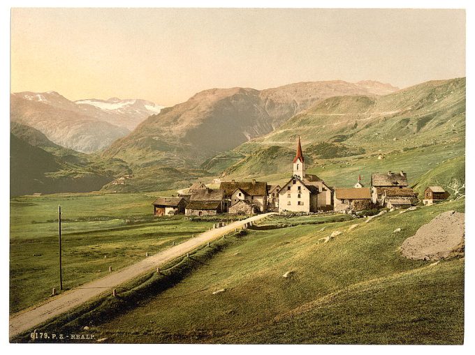 Furka Pass, Realp, general view, Bernese Oberland, Switzerland