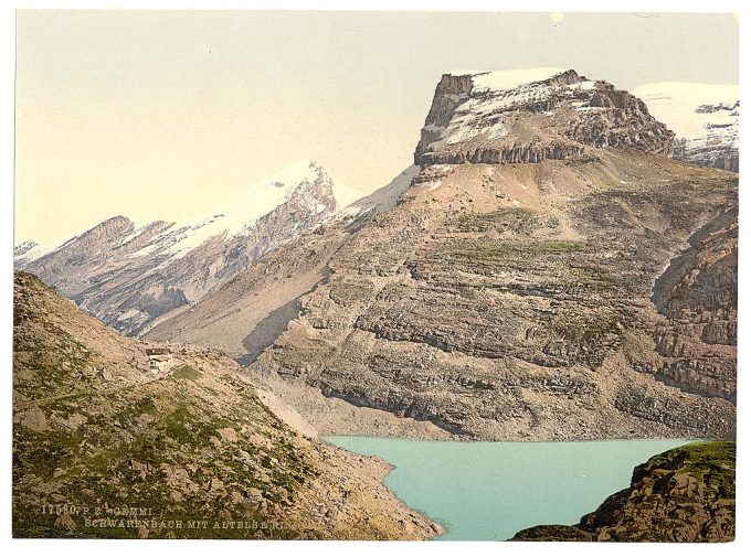 Passhohe, Schwarenbach, Altels and Rinderhorn, Bernese Oberland, Switzerland