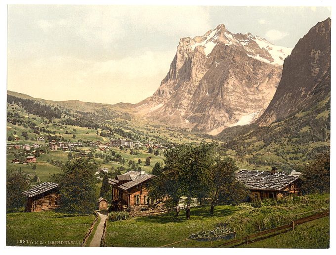 Grindelwald, general view, Bernese Oberland, Switzerland