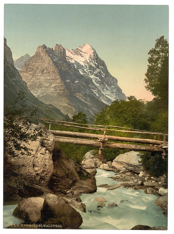 Grindelwald, with Eiger, Bernese Oberland, Switzerland