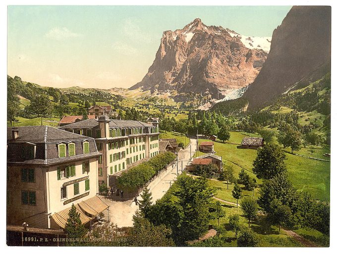 Grindelwald, Hotel Eiger, Bernese Oberland, Switzerland