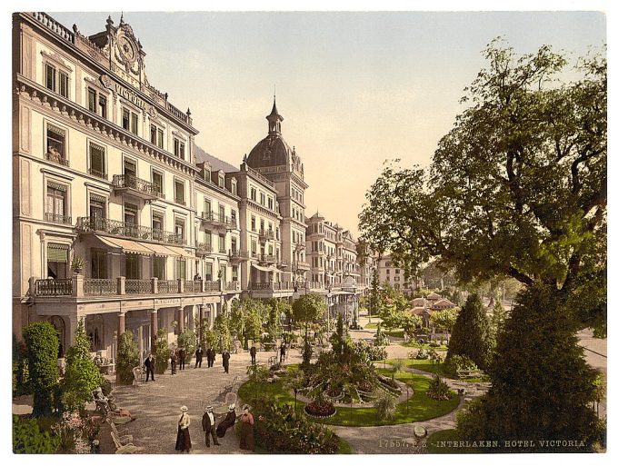 Interlaken, Grand Hotel Victoria, Bernese Oberland, Switzerland