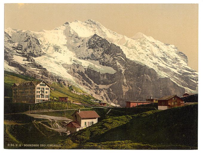 Jungfrau and Scheidegg, Bernese Oberland, Switzerland