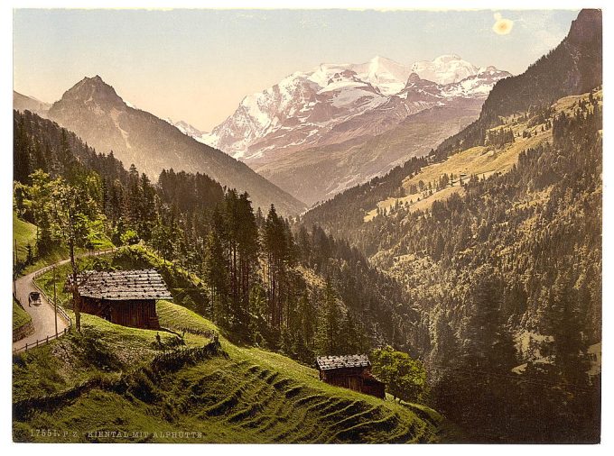 Kienthal and Alpine hut, Bernese Oberland, Switzerland